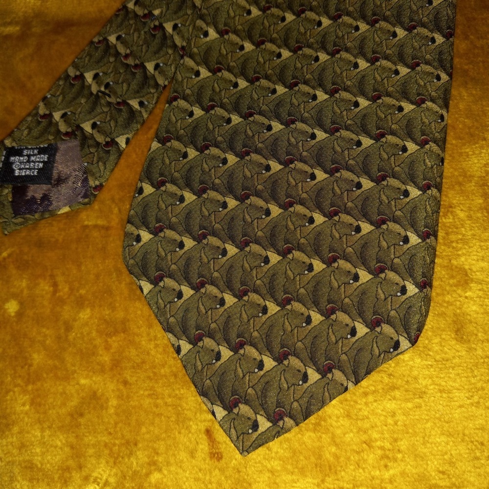 The Nature Conservancy Koala Preservation Collection Silk Tie Brown Mens